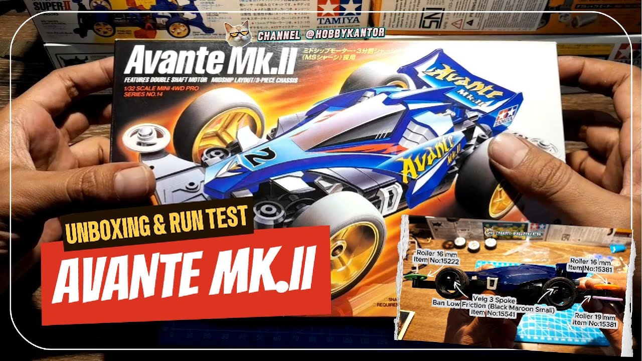 Pertama Kali Rakit Tamiya Avante MK 2 MS Chassis