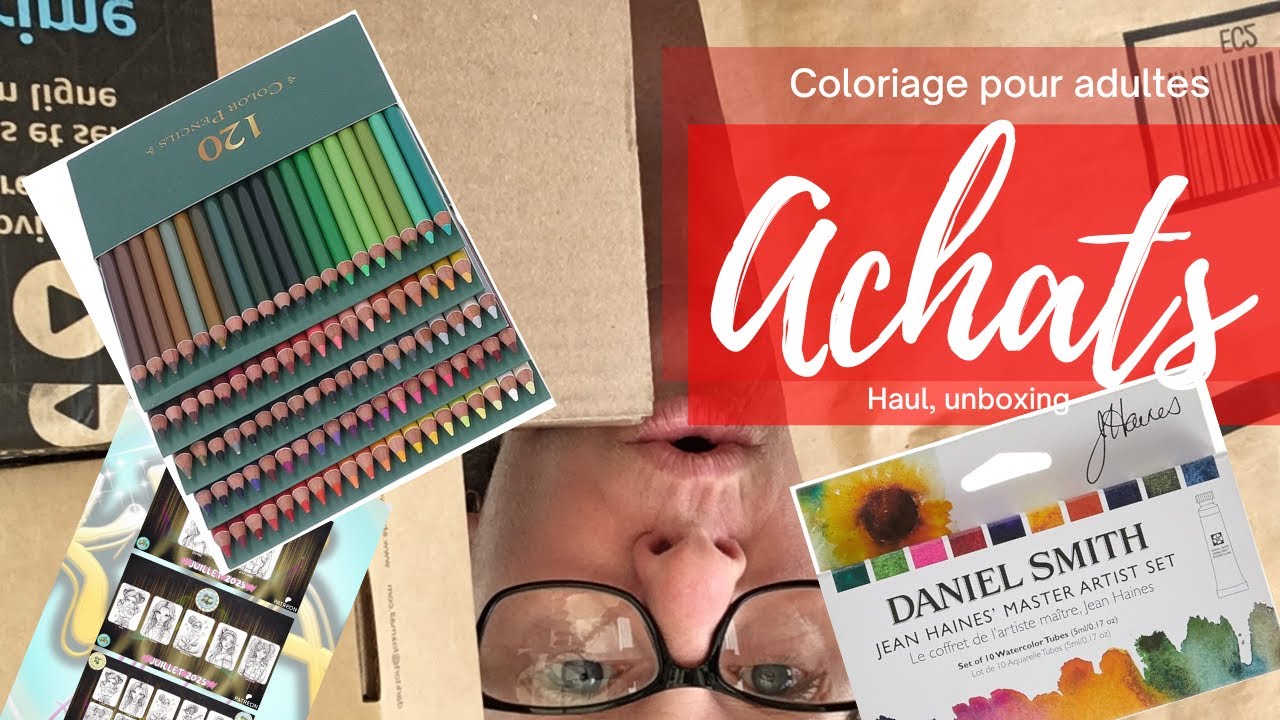 [ ACHAT ] HAUL - UNBOXING ❣️COLORIAGE pour adultes❣️