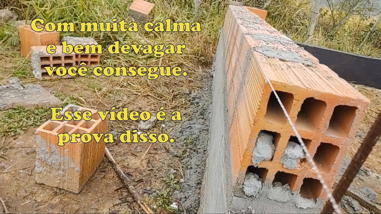 Como assentar tijolos pela primeira vez na vida. Como iniciar uma parede. Agora não tem desculpas!