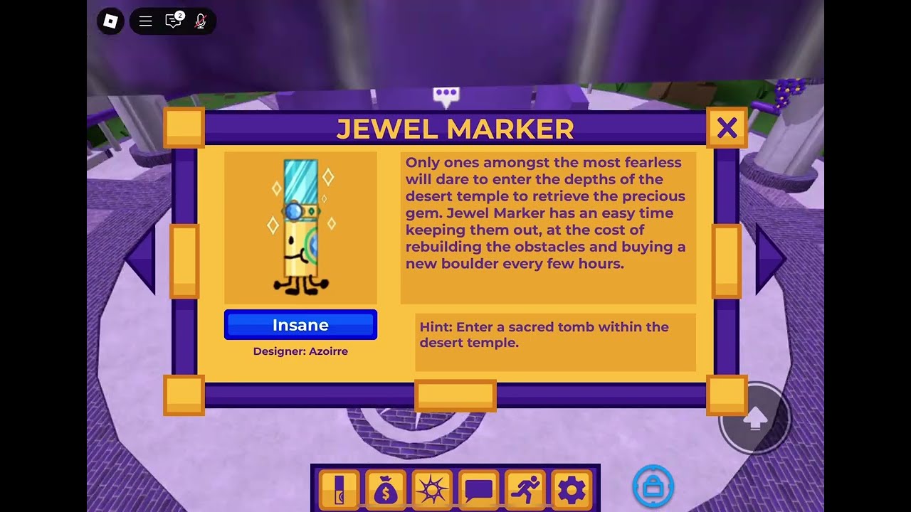 Jewel marker speedrun 47.11s any%