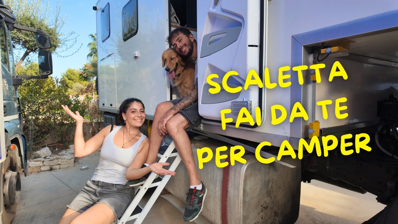Costruiamo la scaletta di accesso al camper