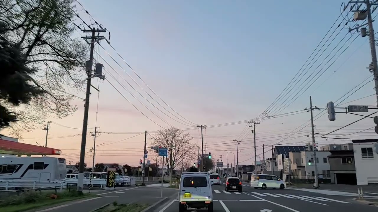 札幌市手稲区曙1条1丁目～樽川通～稲山通交差点　ドライブ　2025年5月