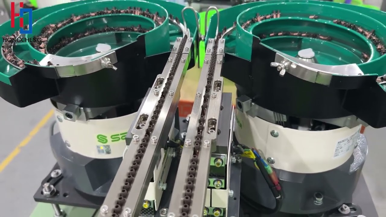 Dual Track Vibratory Feeder | Automatic Commutator Sorting System