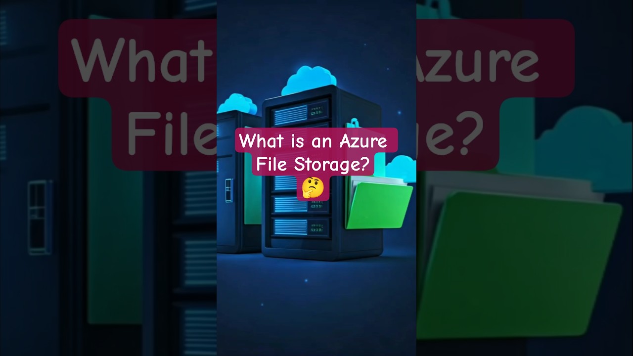 What is an Azure File Storage 🤔 | #azure #filestorage