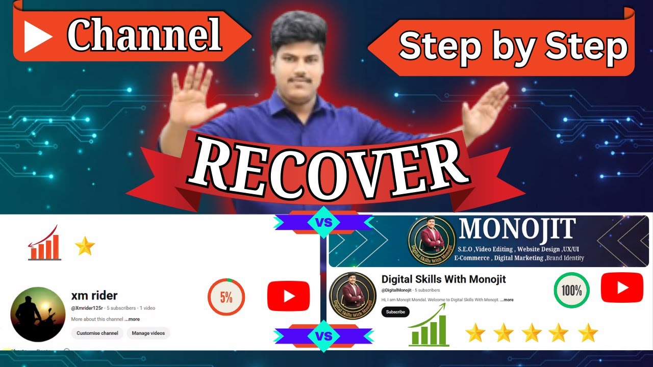 Recovered & Fix Your Old Dead YouTube Channel Step by Step | DigitalMonojit