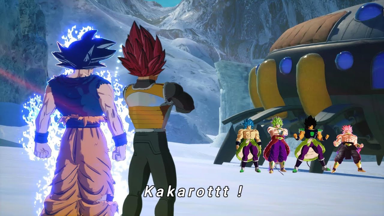Goku & Vegeta Form Vs Broly Form ! Dragon Ball Sparking Zero