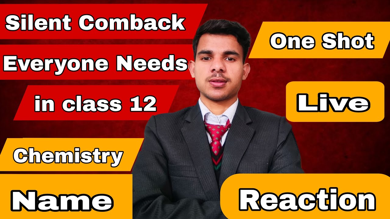 Class 12 Chemistry Name Reactions – Complete One Shot for NEB Board Exam (2082/2083)