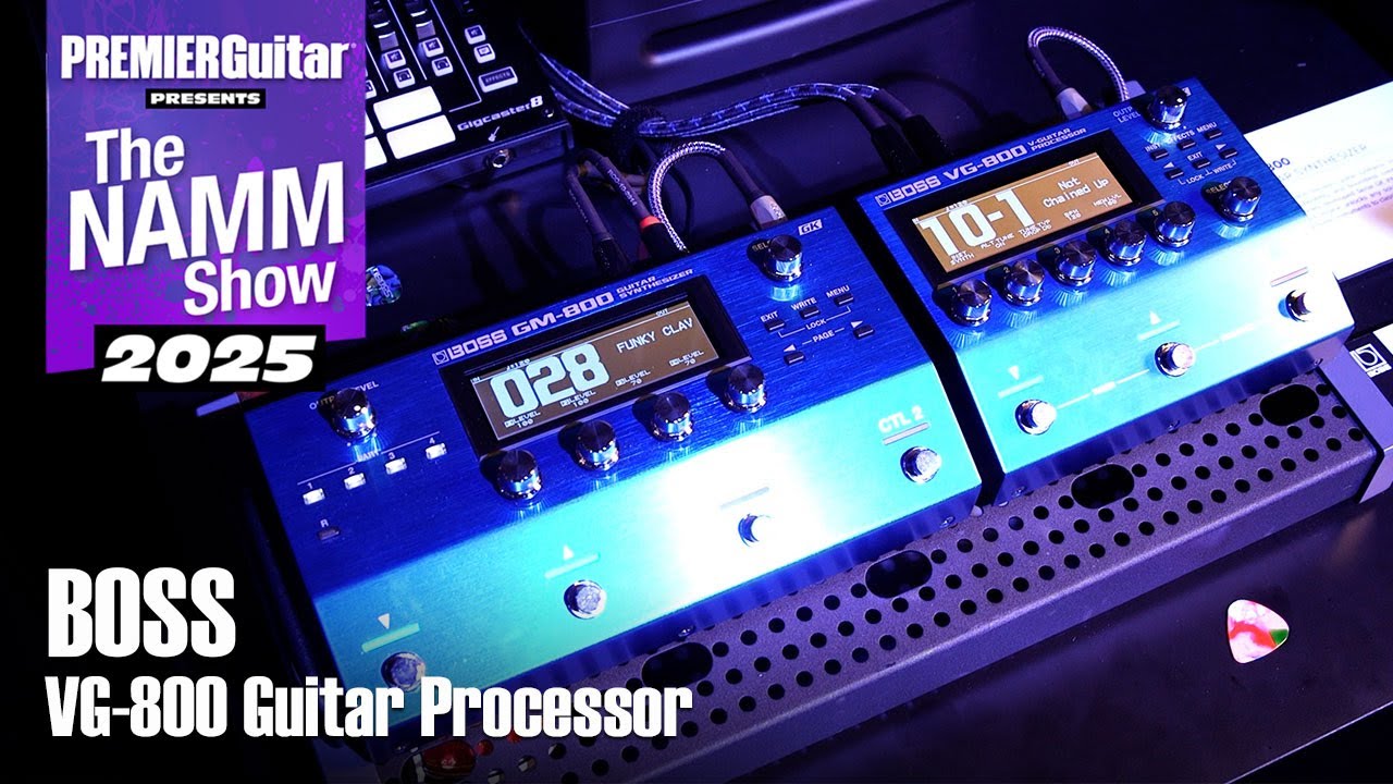 Демонстрация гитарного процессора Boss VG 800 | NAMM 2025