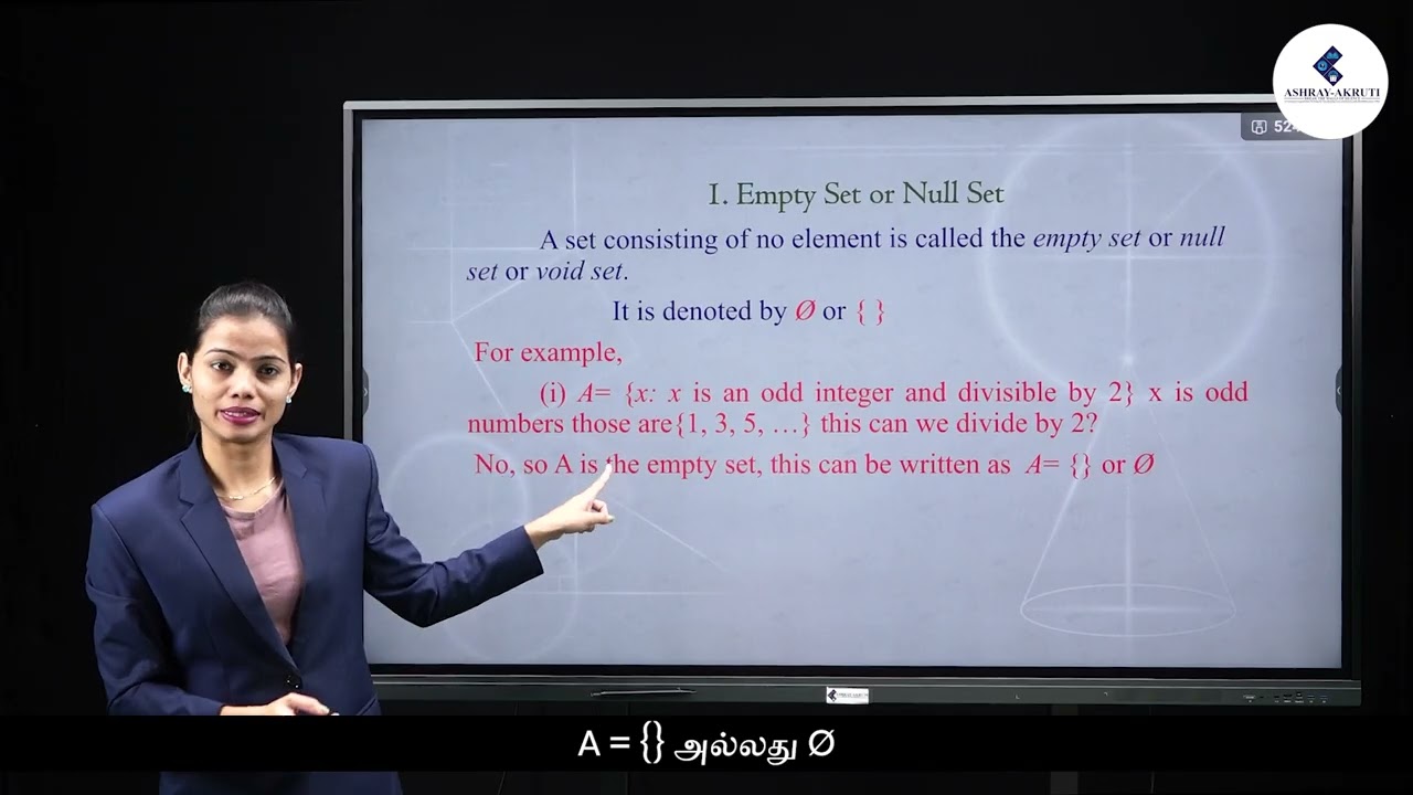 9th Maths | Tamil | Numbers Set & Types of Sets | Lessons in Sign Language for H.I