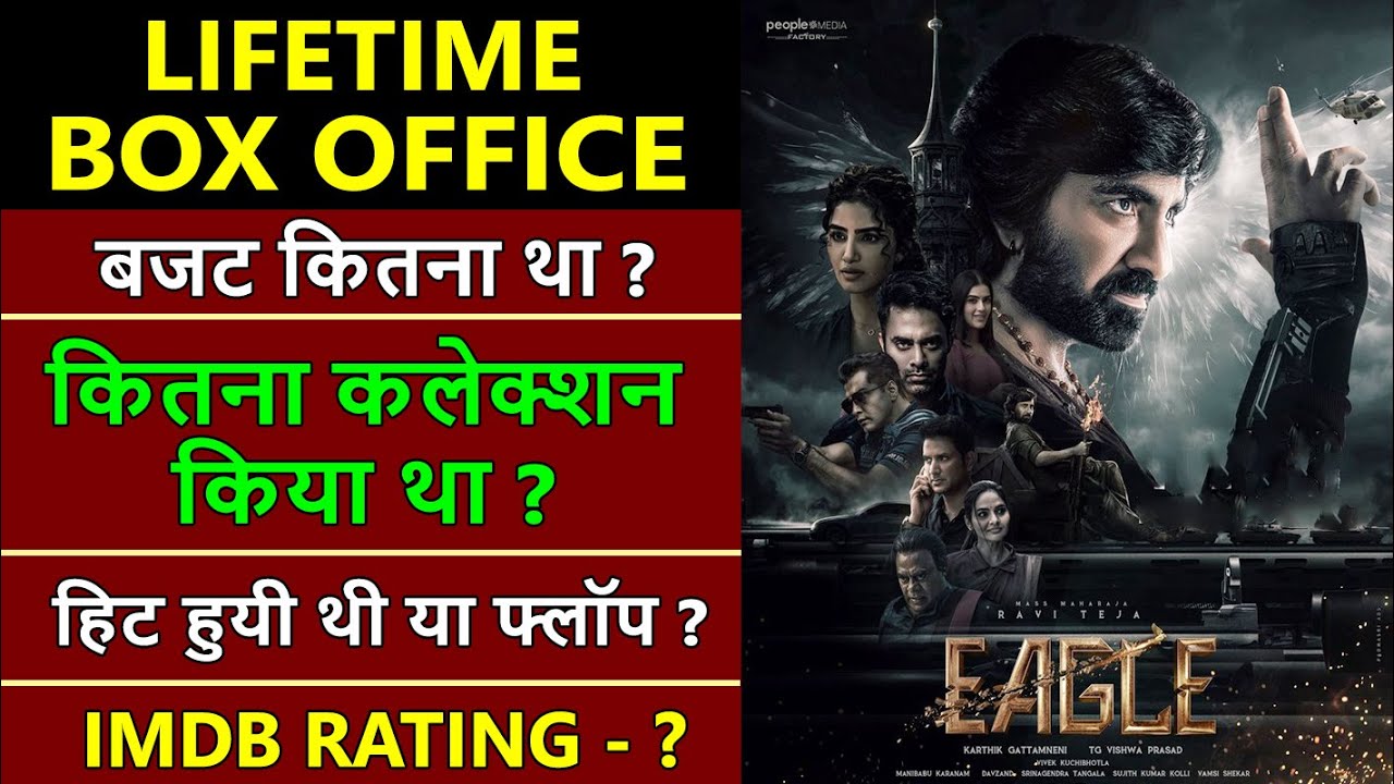 Eagle lifetime worldwide box office collection, eagle hit or flop, ravi teja