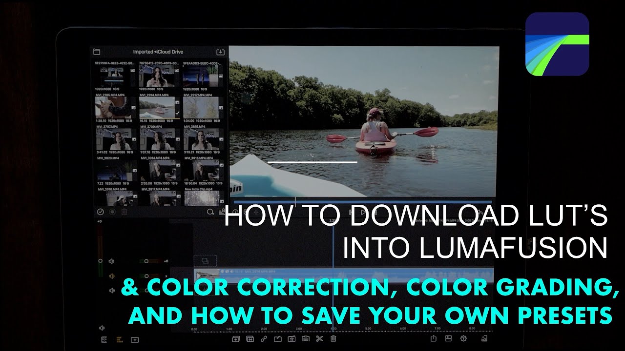 Color Correction, Color Grading, and Using LUT’s In LumaFusion