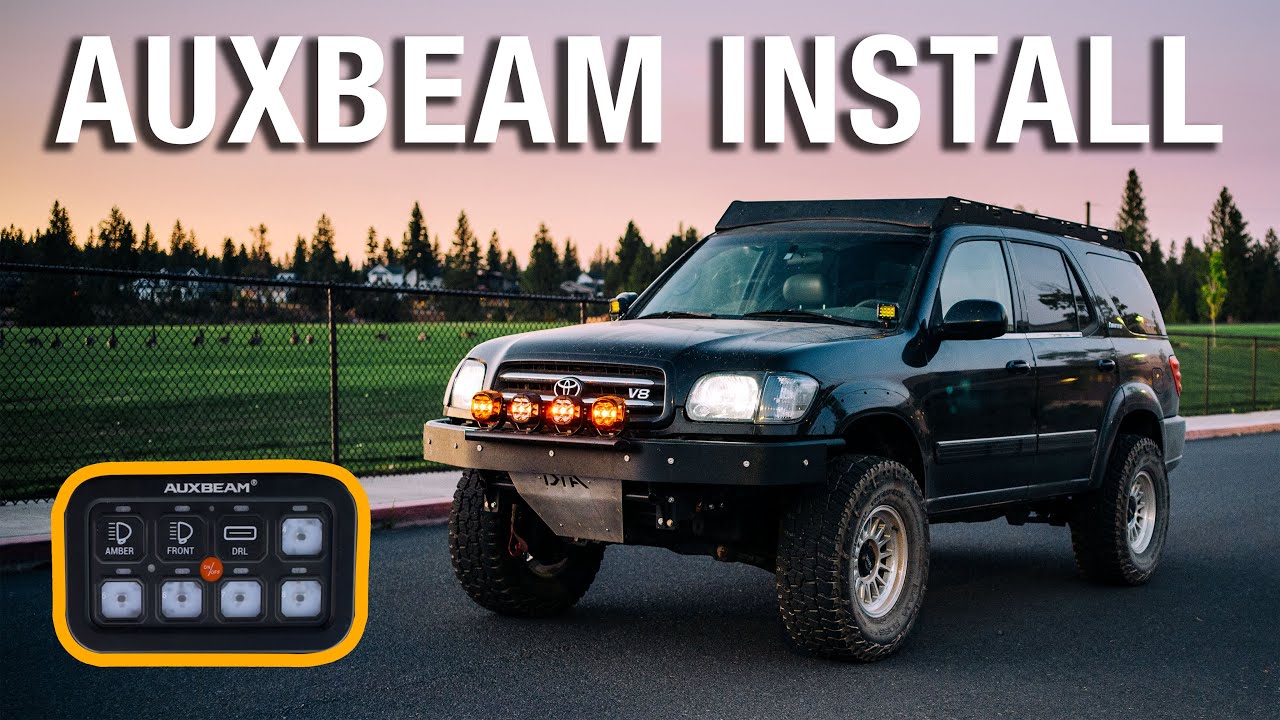 Installing an AUXBEAM Switch Panel on my 1st Gen TOYOTA SEQUOIA | A COMPLETE GUIDE