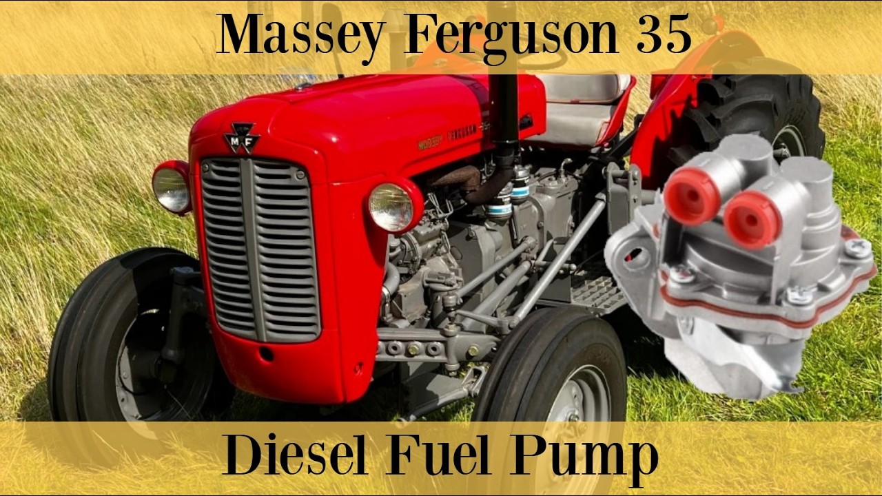 Massey Ferguson 35 - Wymiana pompy diesla w ciągniku 3637307M91