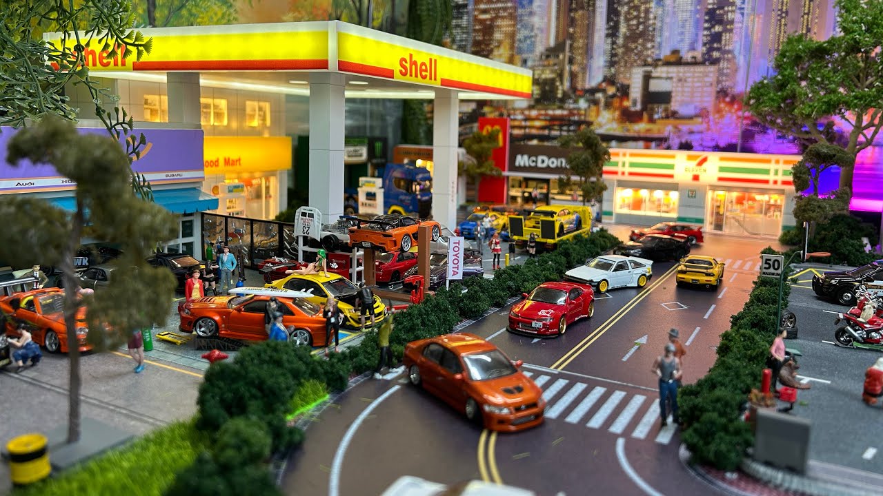 HOW TO BUILD A REALISTIC 1/64 DIORAMA LAYOUT- Building1/64 SCENES from ground up #subscribe #youtube