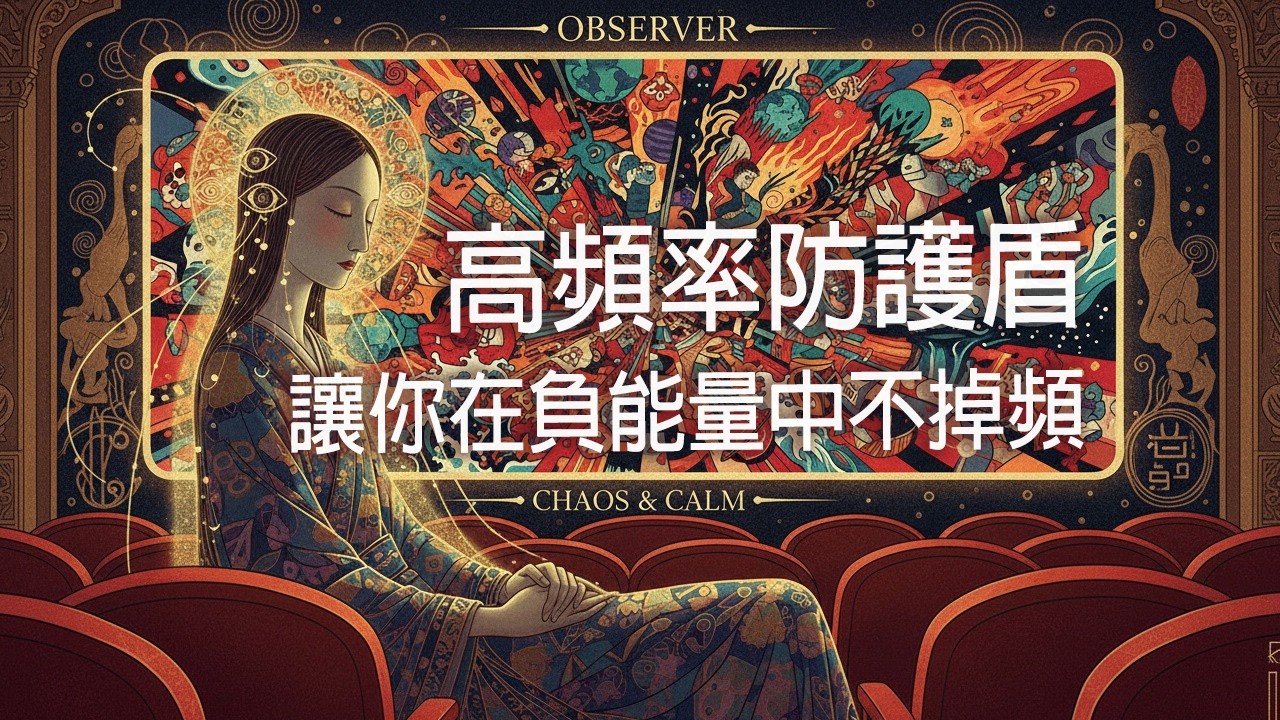 為什麼你一回到現實就被耗能？高頻率防護盾，讓你在負能量中不掉頻