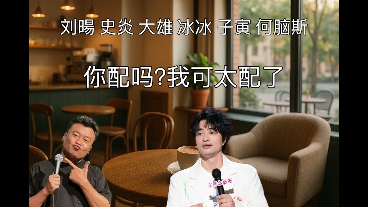 刘旸教主x史炎x子寅x冰冰x大雄x何脑斯：你配吗？我可太配了！聊聊配得感