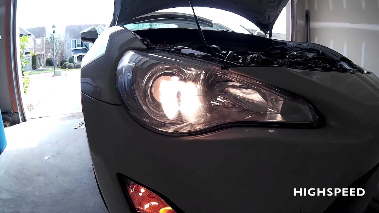 Scion FRS / Toyota GT86 LED HID Lights Conversion Installation Tutorial (Subaru BRZ)