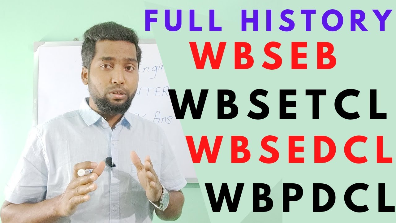 Full History of WBSETCL | WBSEDCL | WBPDCL | Junior Engineer Gr ll Interview questions Ans. Series