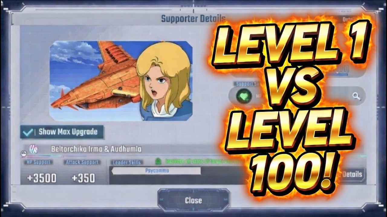 Does Supporter Level Even Matter..? | SD Gundam G Generation Eternal