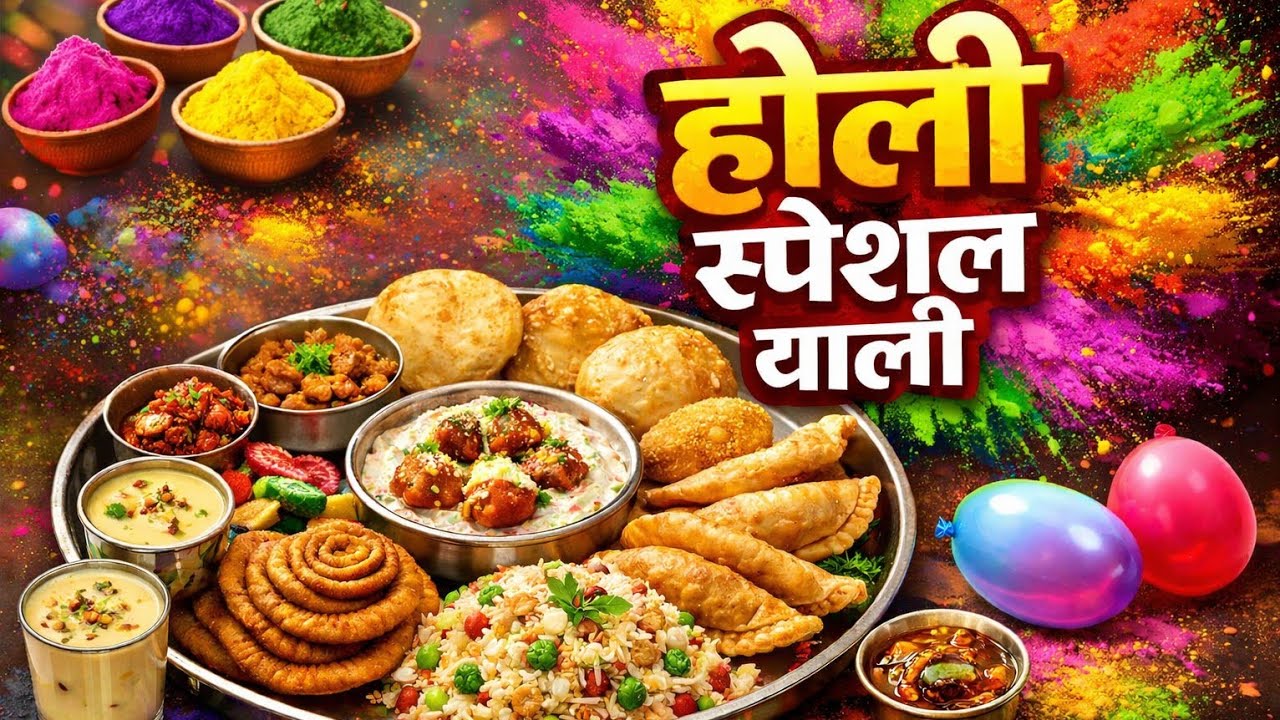 रंगों के साथ स्वाद का भी जश्न मनाइए – होली स्पेशल थाली के साथ!
