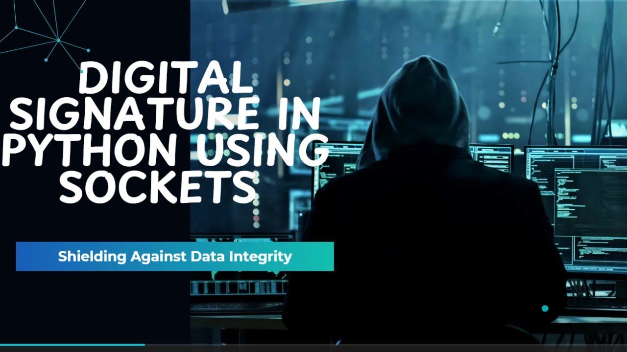 Digital Signature in Python with Socket Programming | Sign & Verify Messages using RSA