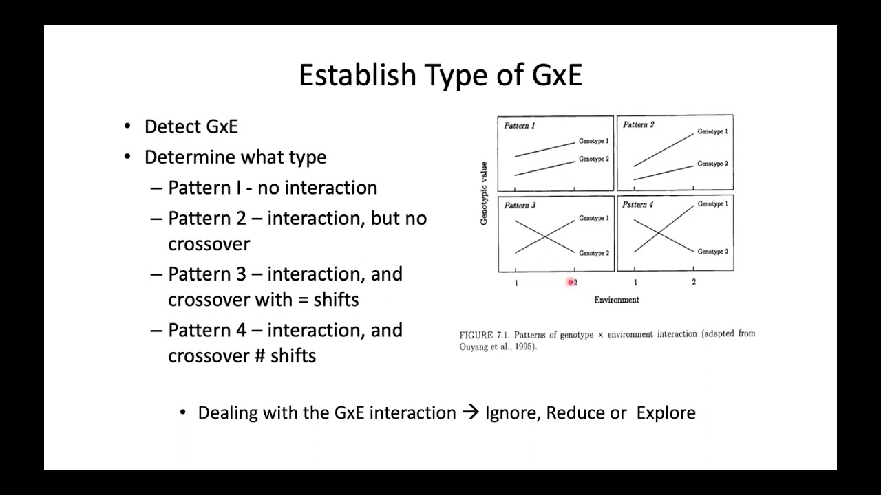 G x E interaction, adaptability and stability analysis  in R