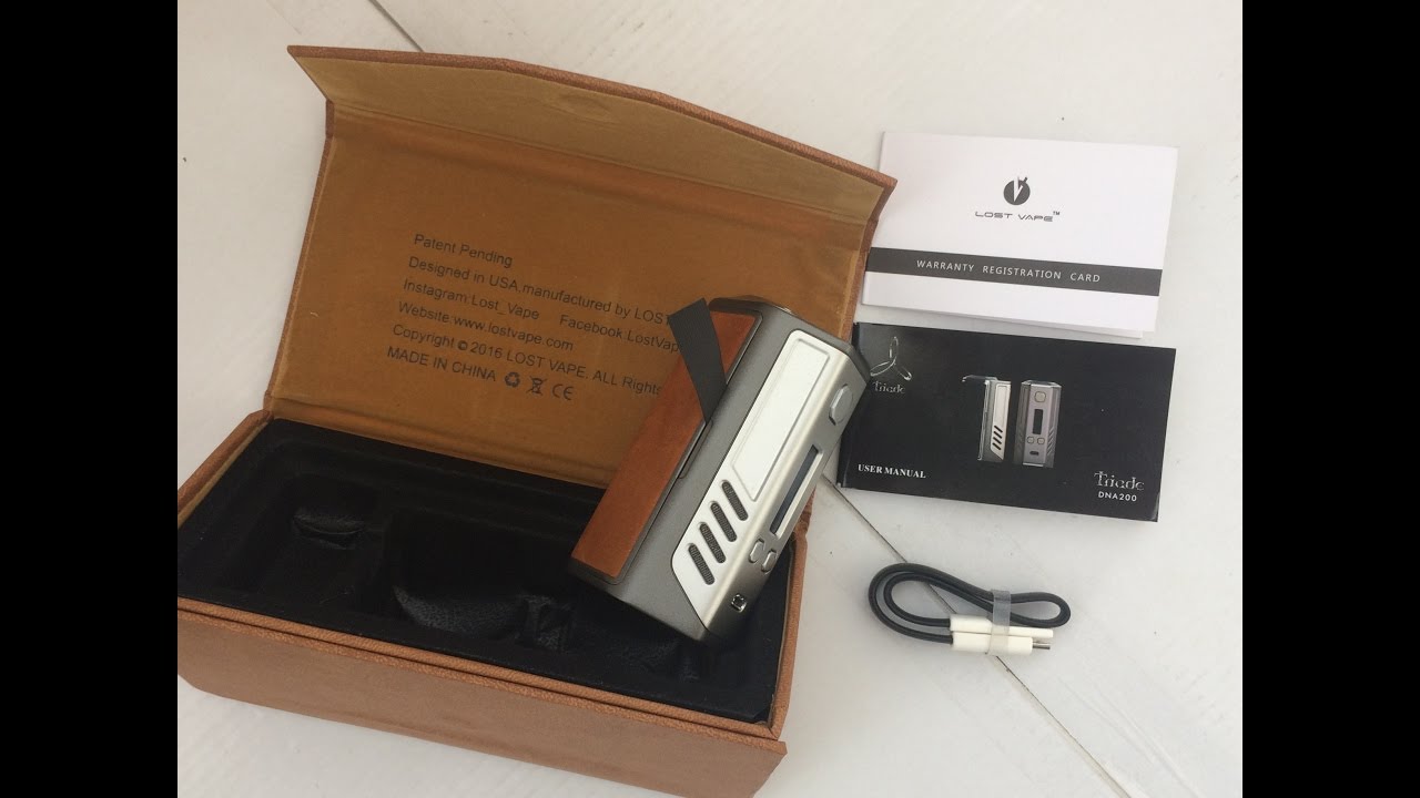 Lost Vape Triade DNA200W Box Mod  -  BROWN from Gearbest