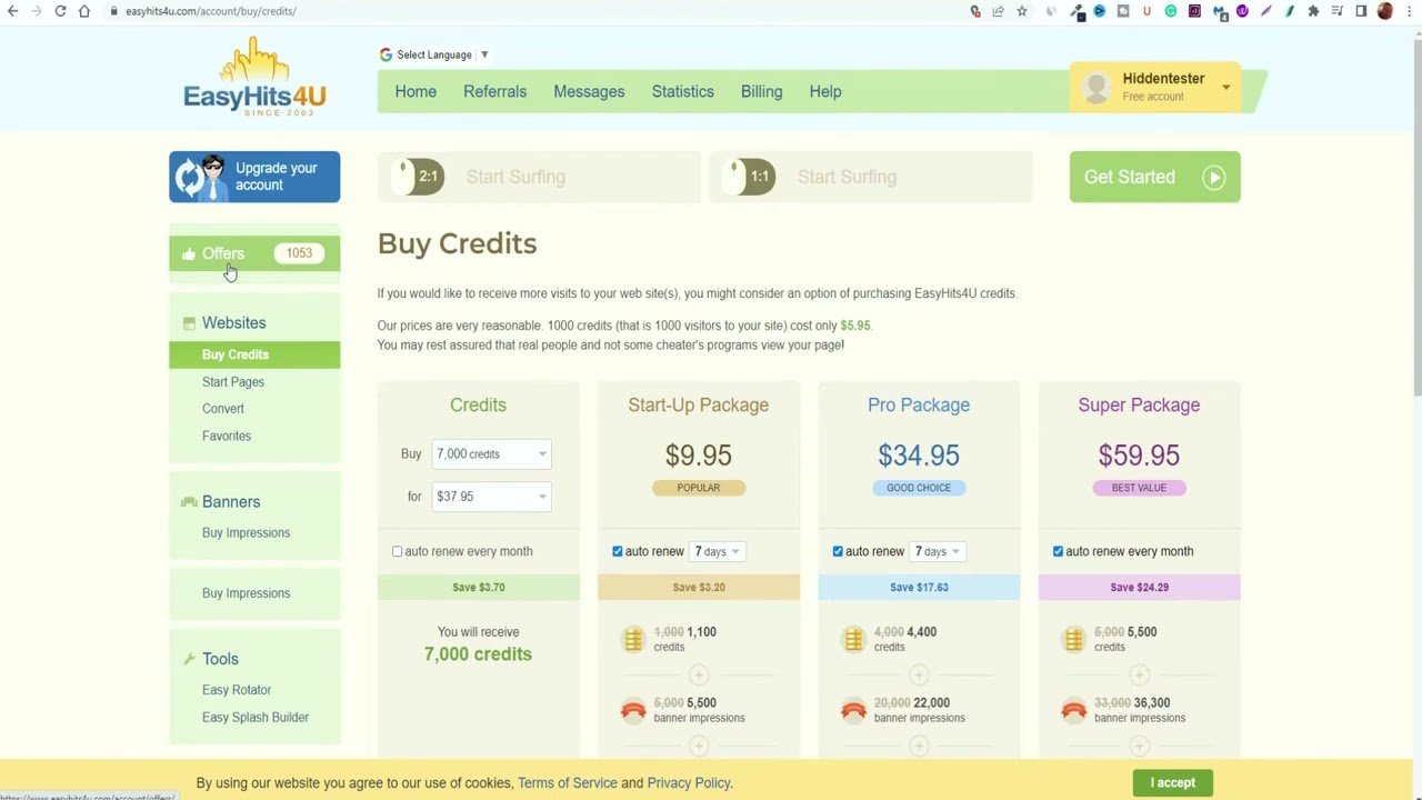 EasyHits4U Review: Free Traffic Exchange That Works (If You Work It) !