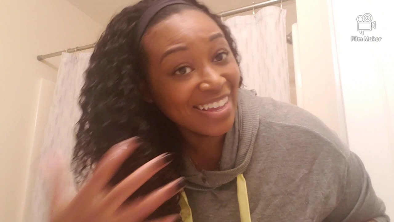 Ali Julia Hair Headband Wig Review | So Easy! Oh we lit!!