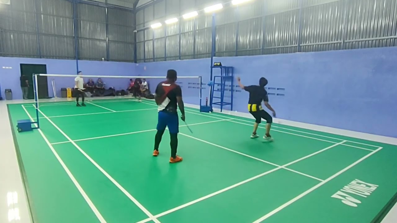 Yasser/Polah Vs Kasa/Saiful.... GOR Asoka Lhong Raya Banda Aceh #badminton