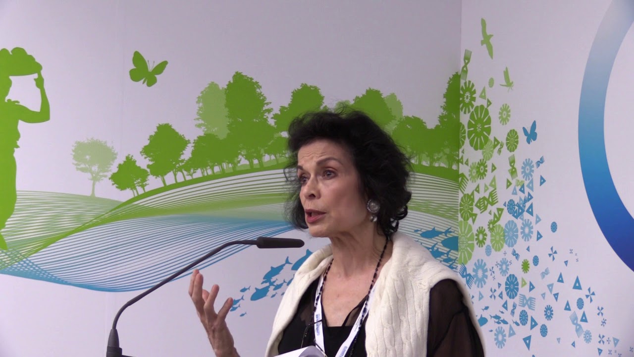 Bianca Jagger, UNFCCC COP23 IUCN Pavilion, 14 Nov 2017