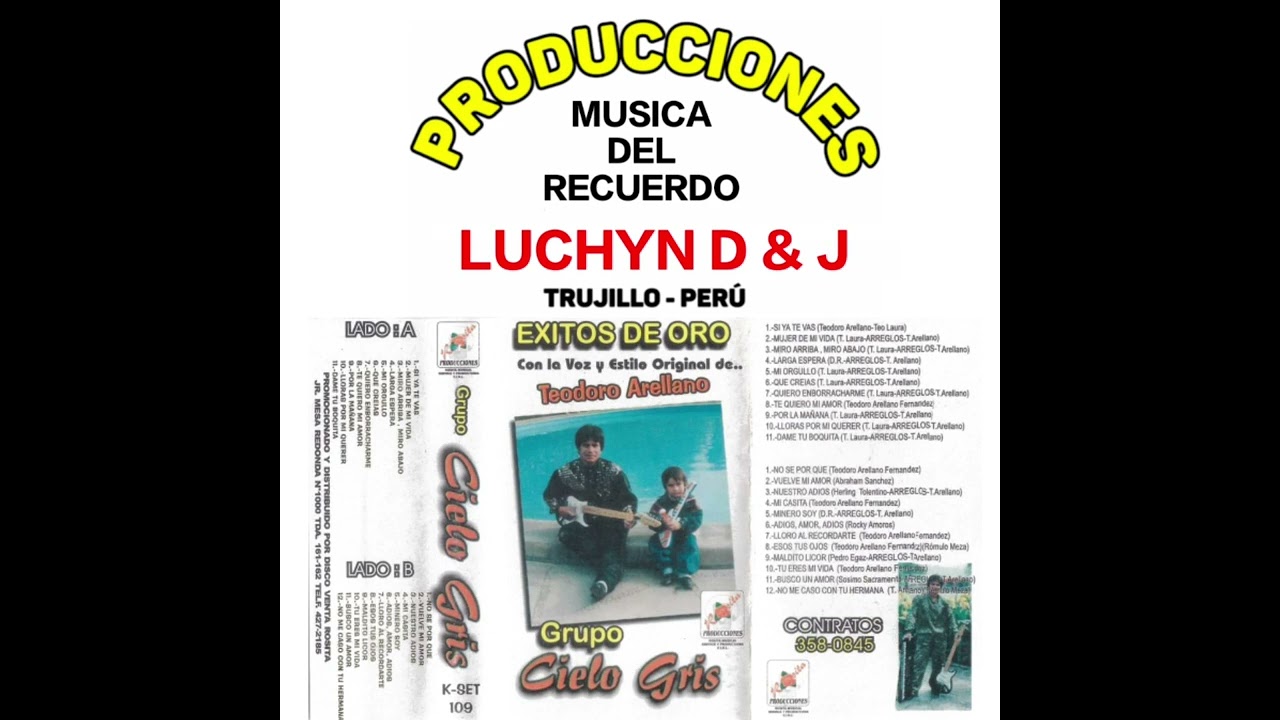 Cielo Gris - Mix Nro2 _ Teodoro Arellano Producciones Rosita _ Lado B    Completo