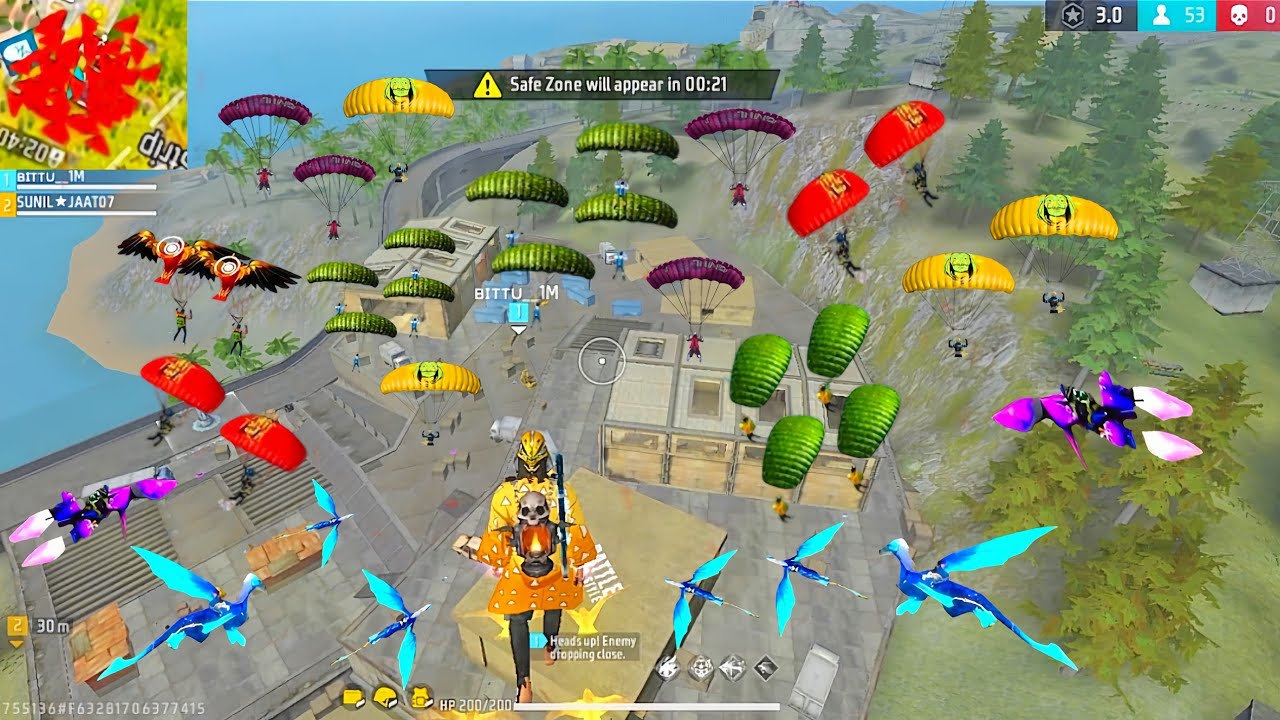 55 Kills 💪 M887+FARAFAL 🥶 99% Head Shot Rate ⚡ Duo Vs Squad 💫 1M 