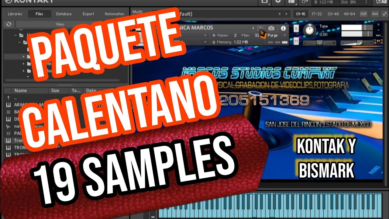 PAQUETE CALENTANO |Samples Tierra caliente KONTAK NKI 