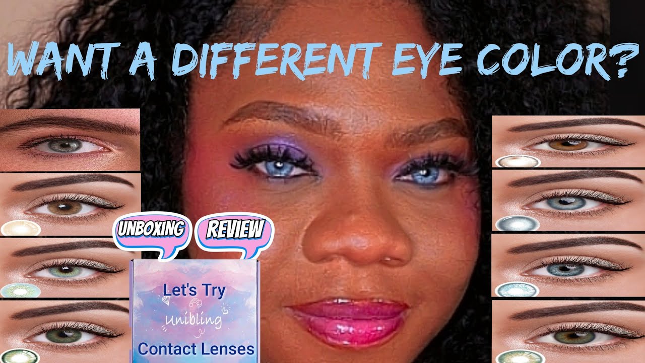 Trying Viral Color Contact Lenses | Eye Color Transformation + Unibling Honest Review 