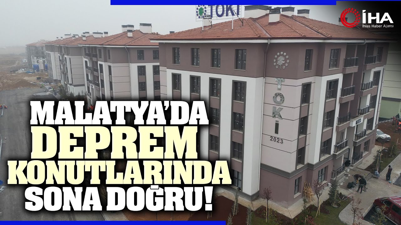 İkizce’de Yapılan TOKİ Deprem Konutları Hak Sahiplerine Teslime Hazırlanıyor