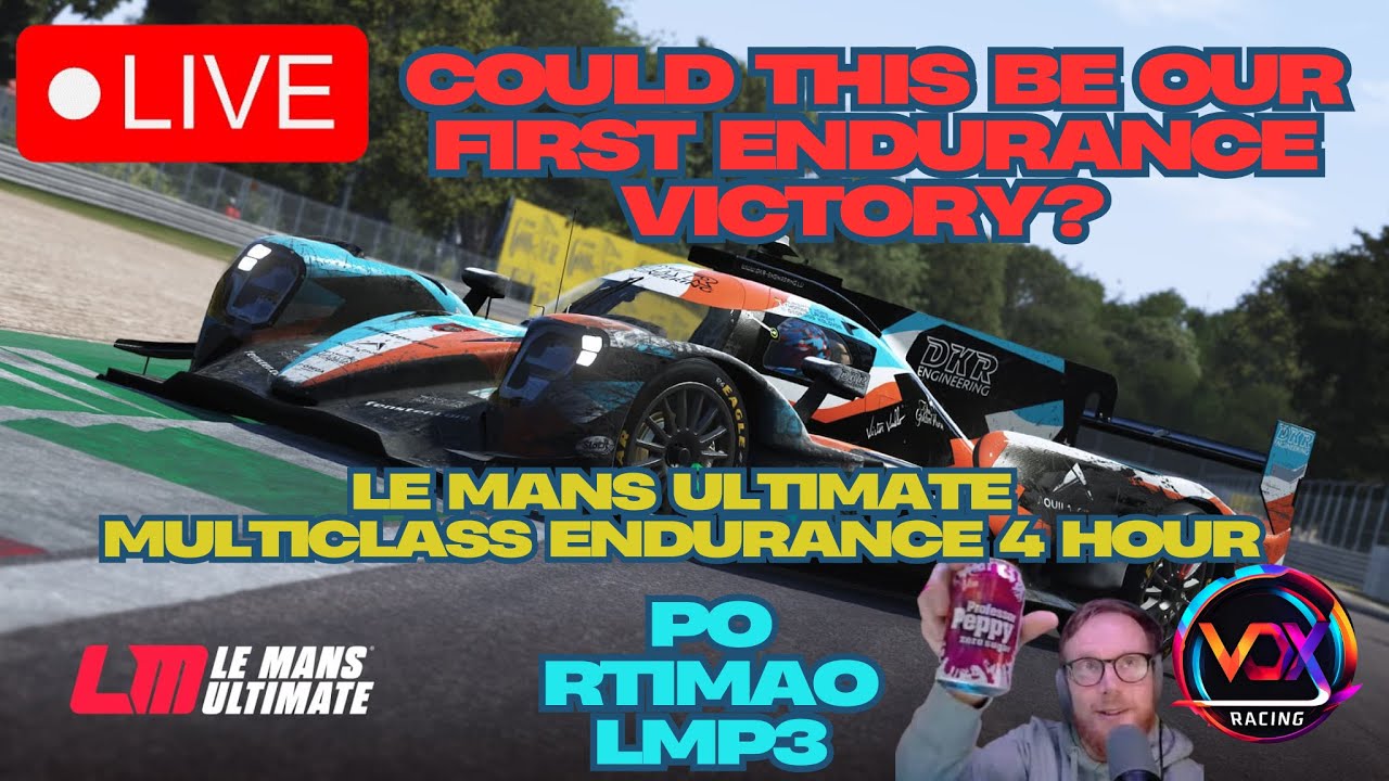 Le Mans Ultimate | 4hr Multiclass at Portimao Algarve | LMP3 Ginetta | LMU LIVE