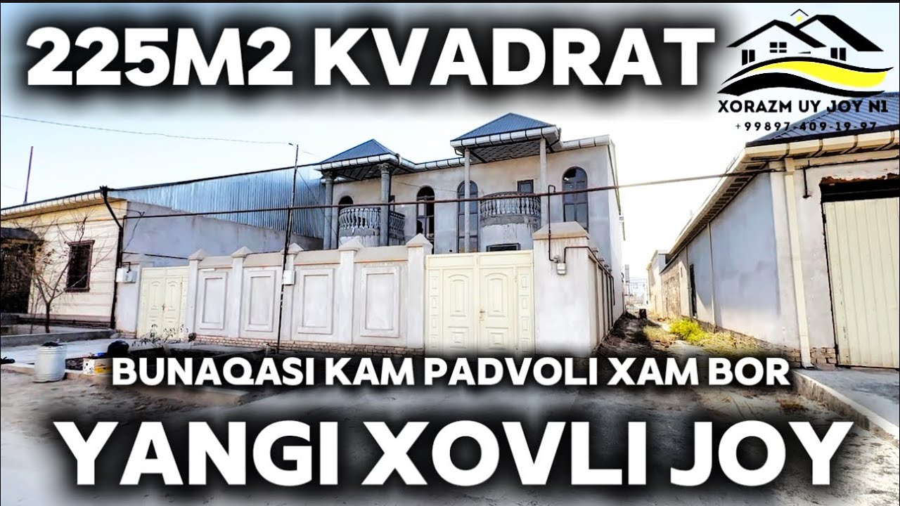 Urganch shaxar boʻron yonida yangi xovli joy zudlik bn arzon narxda sotiladi narxi video davomida