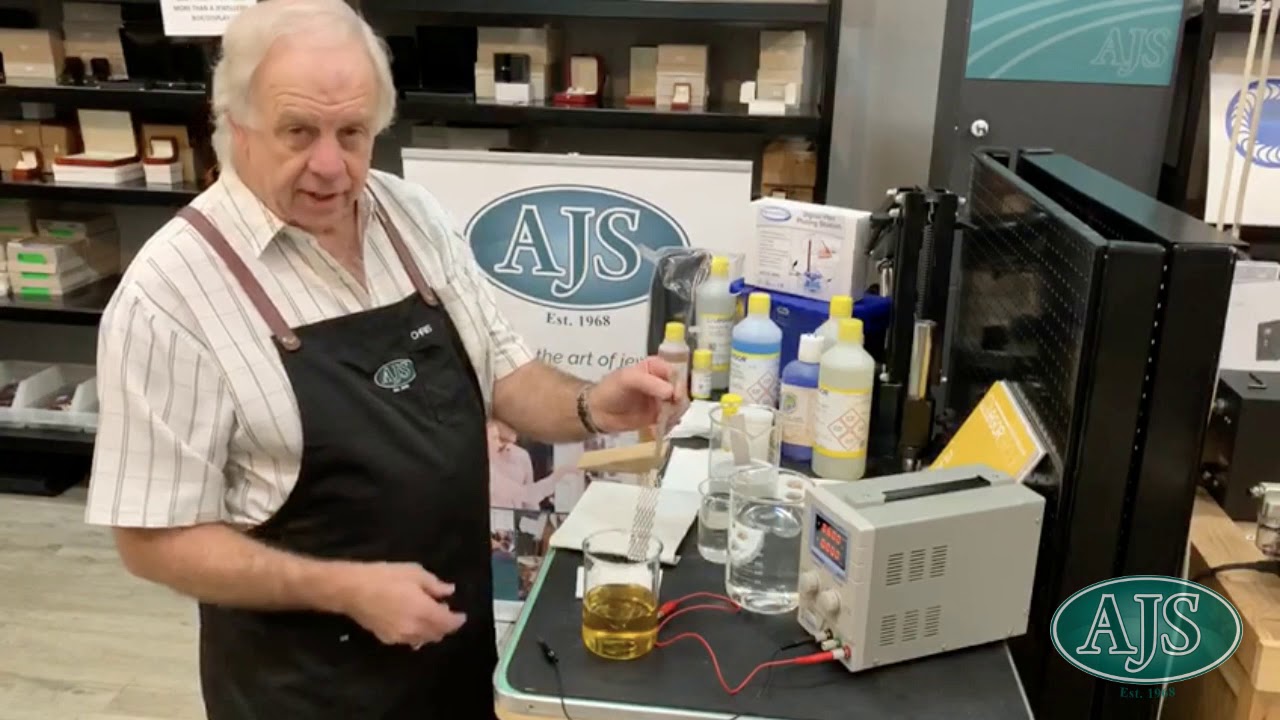 Демонстрация родиевого покрытия от Криса из Australian Jewellers Supplies