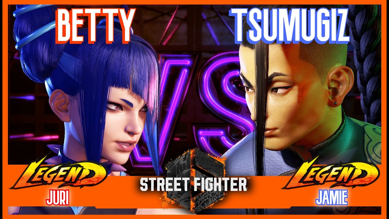 SF6 Match ♦ BETTY (Juri) 🆚 TSUMUGIZ (Jamie) ♦ High level matches