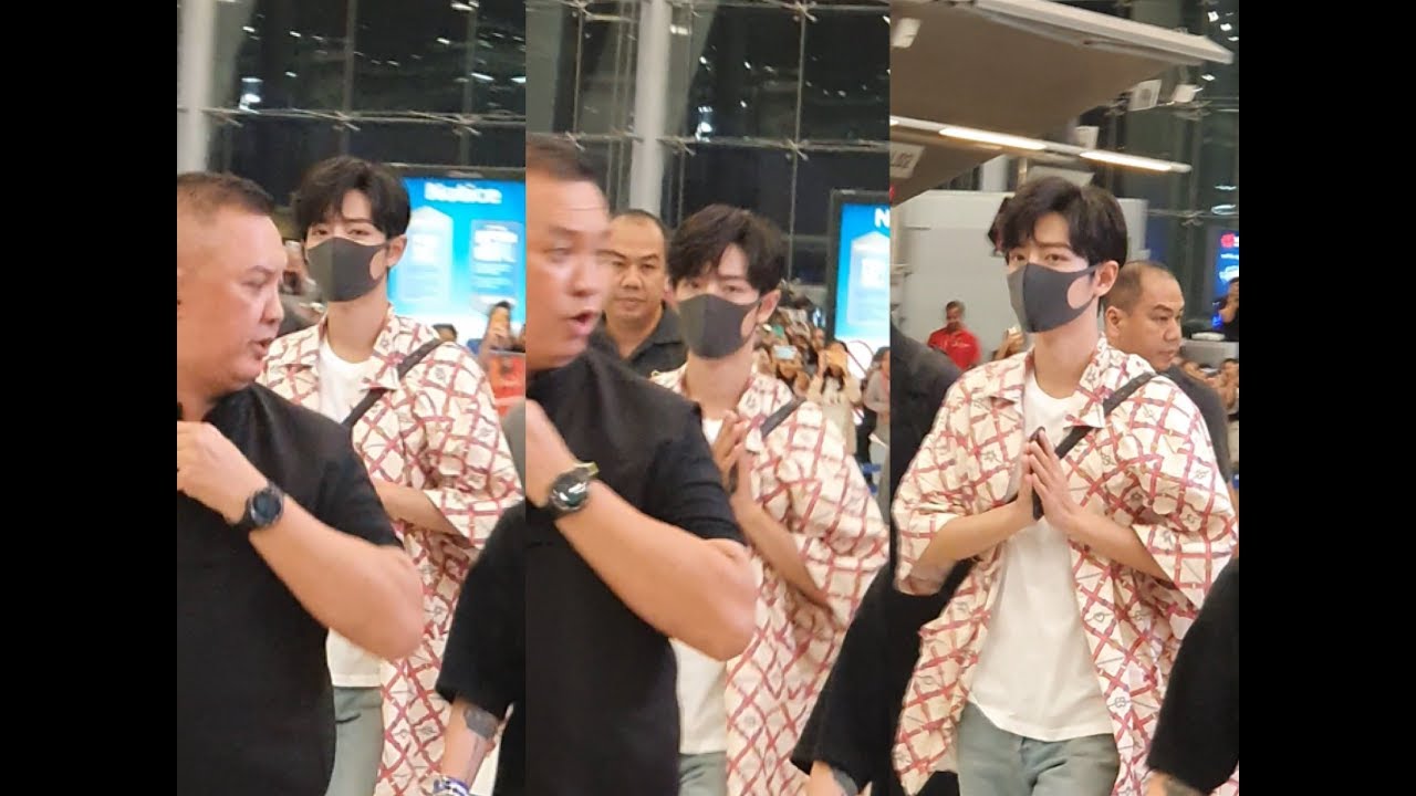 190921 ภาพบรรยากาศป้ายโปรเจครอบงานแฟนมีต #ปรมาจารย์ลัทธิมาร & XiaoZhan at Suvarnabhumi airport