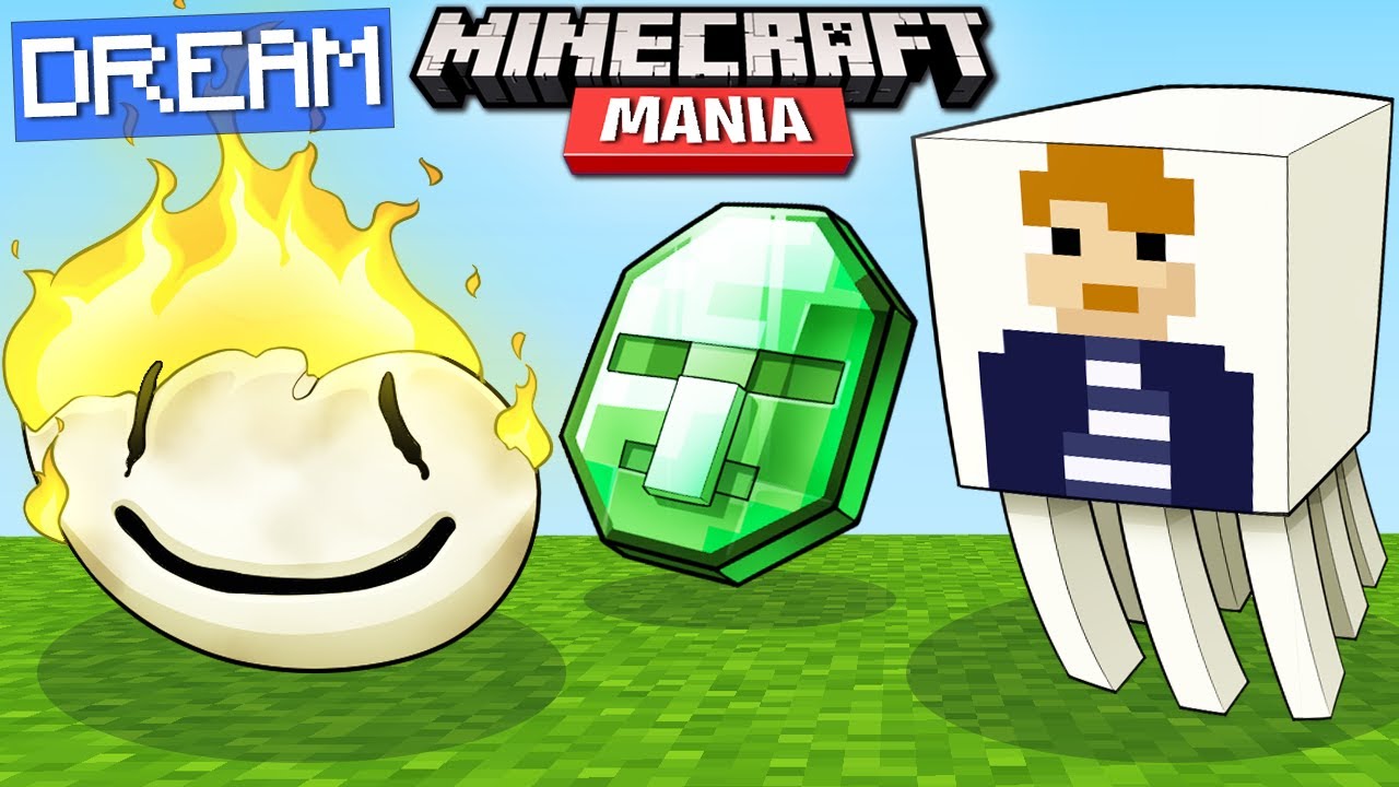 Minecraft Mania - Dream QUEMADO, Ghast ROLL, Esmeraldeanos!!