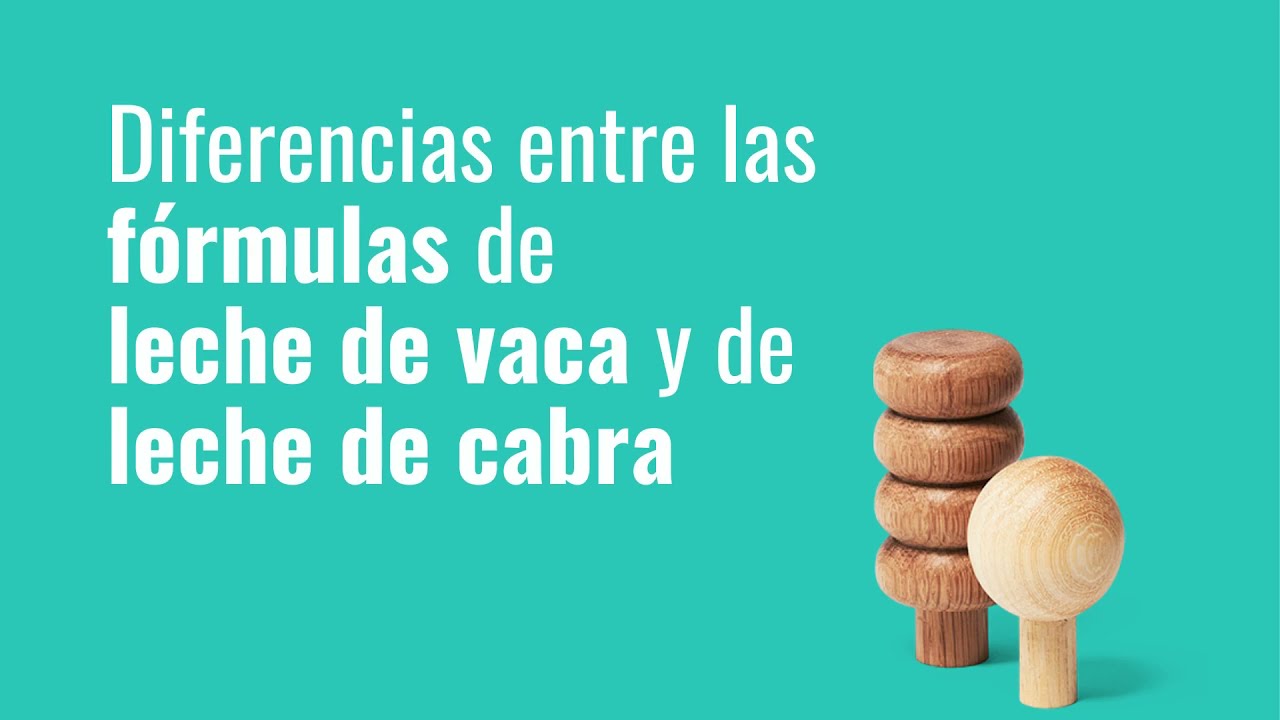 Diferencias entre f&oacute;rmulas de leche de vaca y de cabra