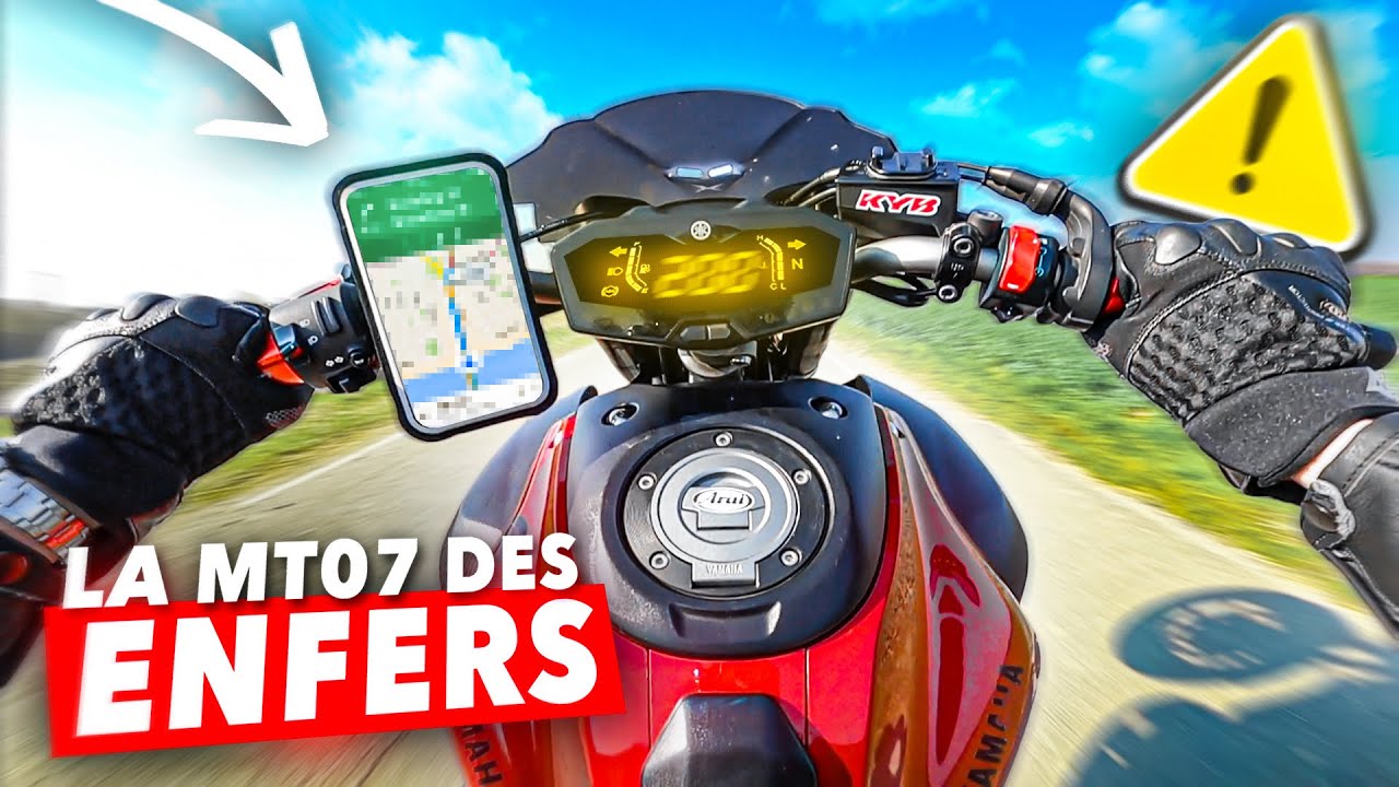 ON ROULE LA MT07!🥵 {Balade abo prt.2} - JC PROD