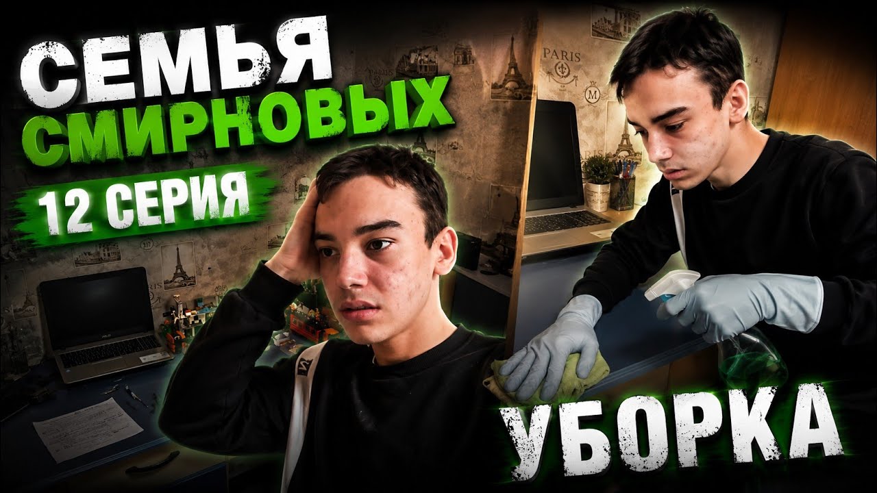 Семья Смирновых | 12 серия | Уборка 