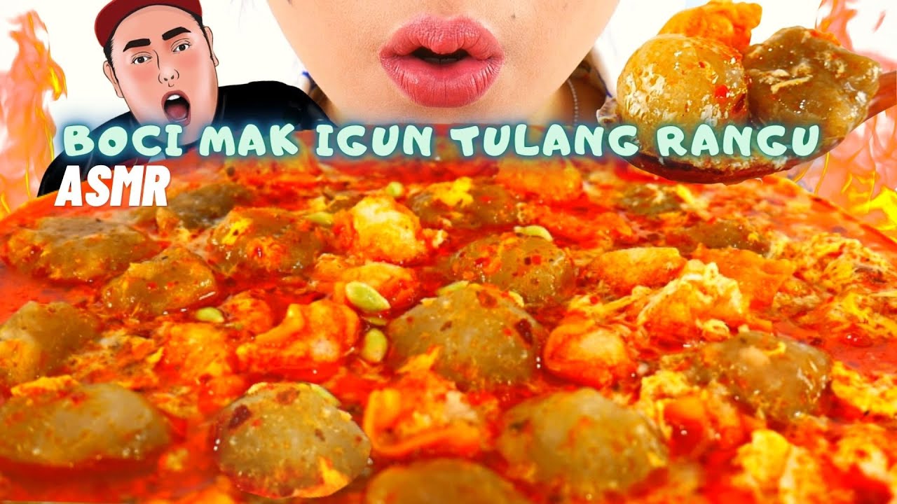 KANGEN NGGA?😃 ASMR BASO ACI SPESIAL TULANG RANGU MAK IGUN💃 | ASMR INDONESIA