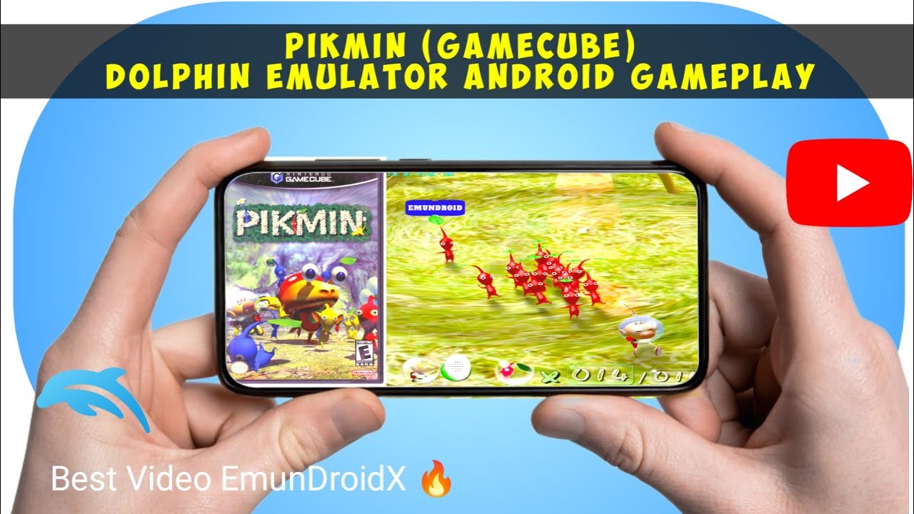 [Original/UnCut] Playing PIKMIN in DOLPHIN EMULATOR ANDROID 🎬 HD VIDEO 1080P
