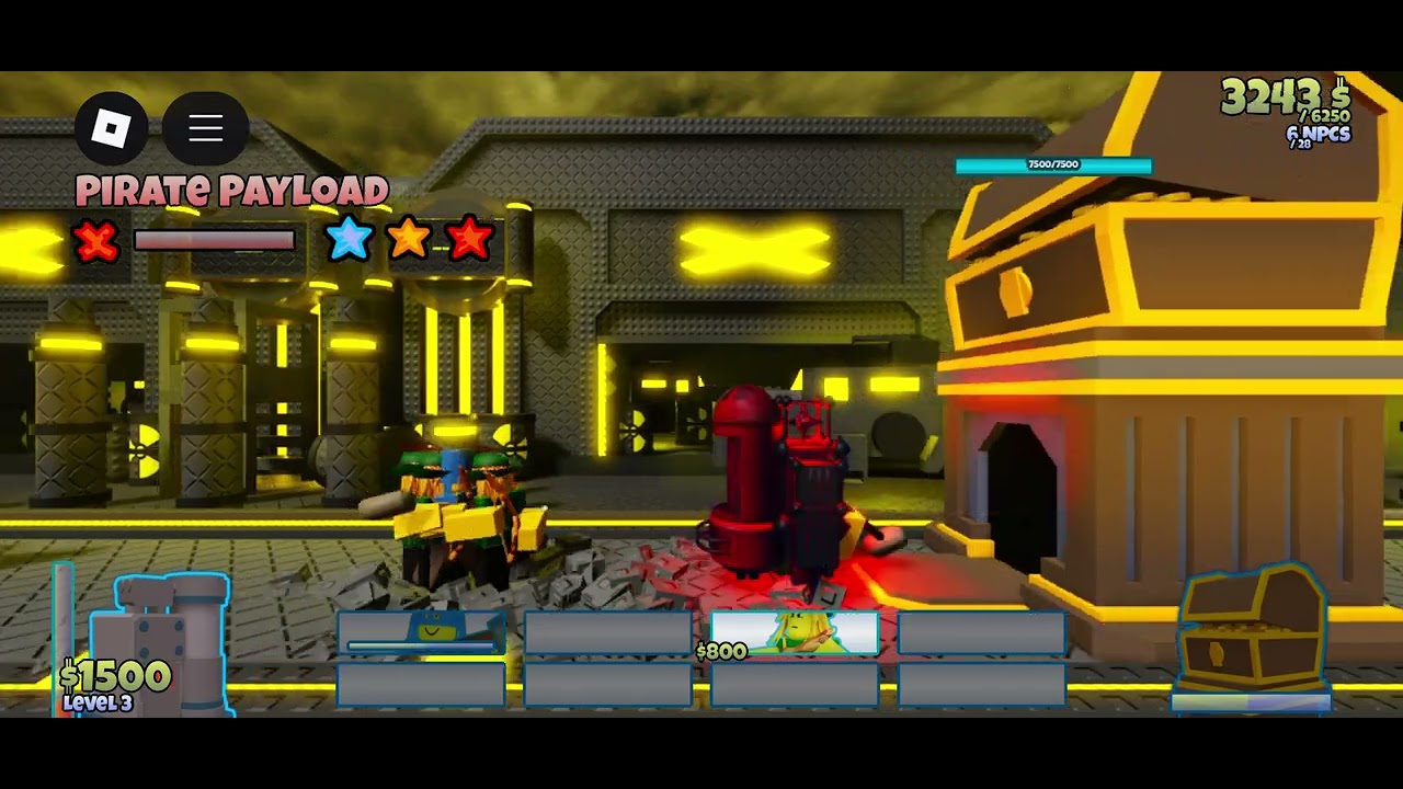 Trying to beat 3s tumore pirate payload with 2 units