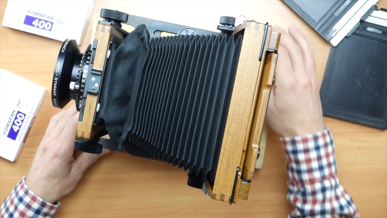 Setting up a Chamonix 4x5 F1 Camera