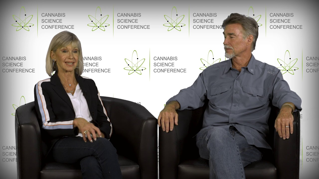 Olivia Newton-John and Amazon John discussing why the Cannabis Science Conference is so important.